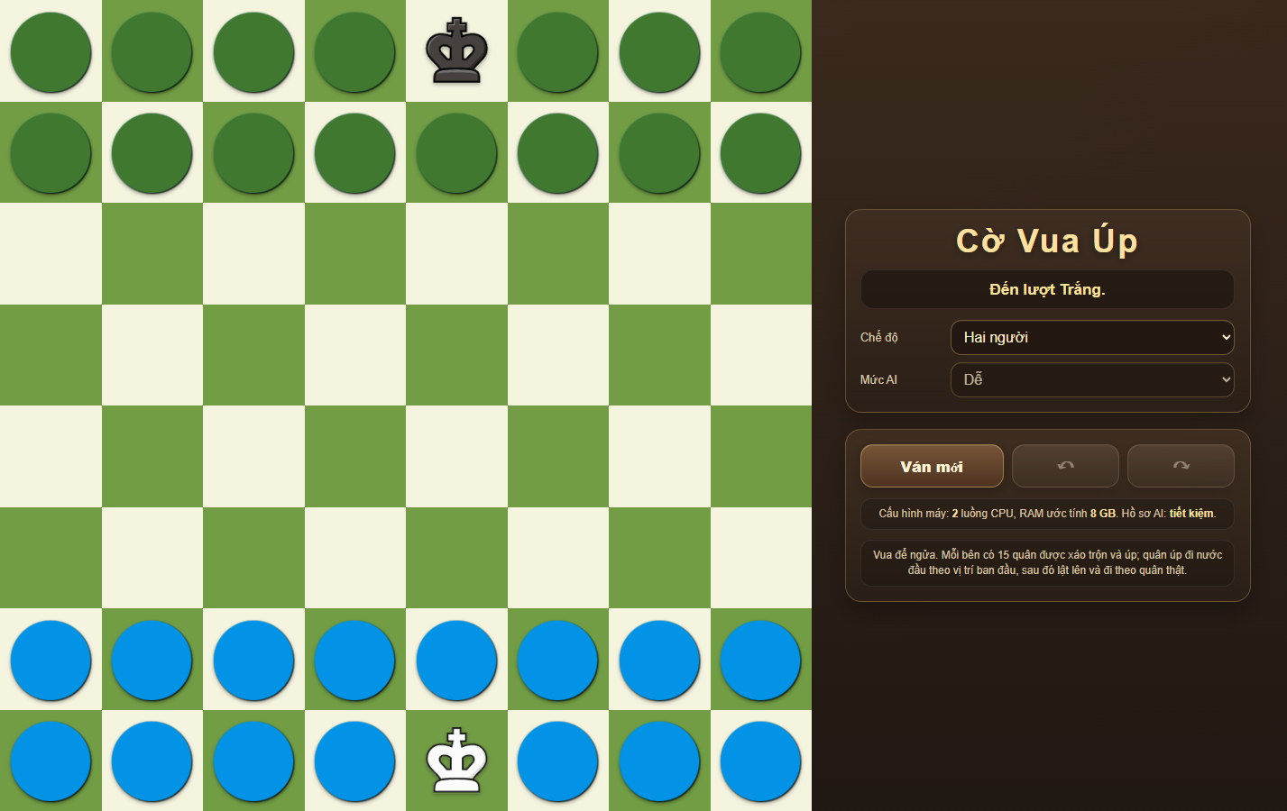Đánh giá cờ vua úp – dark chess